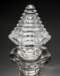 A FINE PAIR OF REGENCY STEP CUT SEMI SHIPS DECANTERS - 3793875