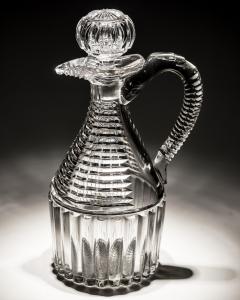 A FINE PILLAR STEP CUT REGENCY CLARET JUG - 3960370