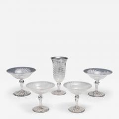 A FINE TABLE SERVICE FINELY ENGRAVED WITH FERN DECORATION - 3800017