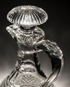 A FINELY CUT REGENCY SEMI SHIPS CLARET JUG - 3791129
