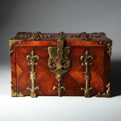 A Fine 17th C William and Mary Kingwood Strongbox or Coffre Fort Circa 1690 - 3549541