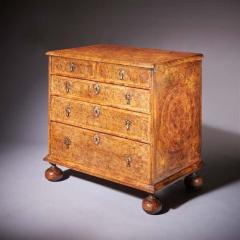 A Fine 17th Century Charles II Olive Oyster Chest Circa 1680 England - 3239234