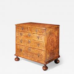 A Fine 17th Century Charles II Olive Oyster Chest Circa 1680 England - 3241827