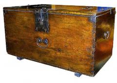 A Fine 18th Century English Oak Trunk - 3784922