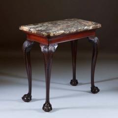 A Fine 18th Century George II Mahogany Marble Topped Console Table Ireland - 3390063