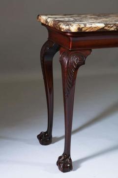 A Fine 18th Century George II Mahogany Marble Topped Console Table Ireland - 3390066