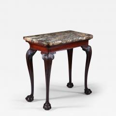 A Fine 18th Century George II Mahogany Marble Topped Console Table Ireland - 3390870