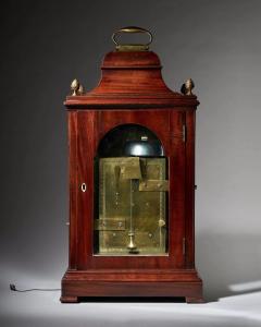 A Fine 18th Century Mahogany Eight Day Table Clock with Trip Quarter Repeat - 3123366