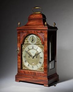 A Fine 18th Century Mahogany Eight Day Table Clock with Trip Quarter Repeat - 3123369