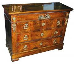 A Fine 19th Century French Charles X Four Drawer Commode - 3500985