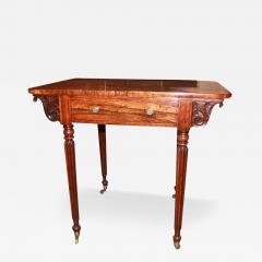 A Fine 19th Century Regency Rosewood Side Table - 3281633