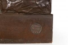 A Fine 36 H French Antique Bronze Sculpture Victory by Eugene Marioton - 4733005