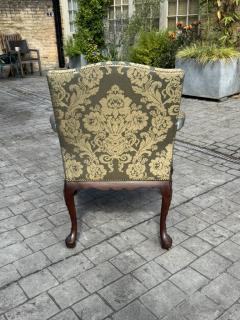A Fine And Rare George II Period Carved Mahogany Library Armchair - 4244721