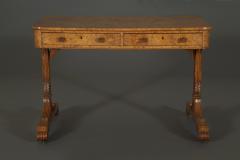 A Fine Burr Elm Regency Writing Table - 169711