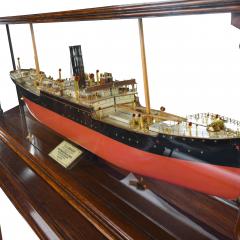 A Fine Cased Presentation Builder s Model of the S S Tamaqua Cargo Ship - 4237832