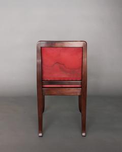 A Fine French Art Deco Mahogany Side Chairs - 4222230