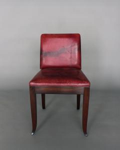 A Fine French Art Deco Mahogany Side Chairs - 4222231