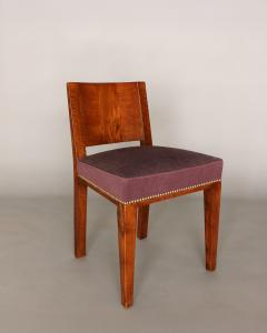 A Fine French Art Deco Walnut Side Chair - 4222485