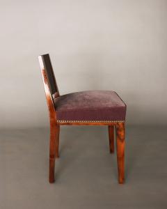 A Fine French Art Deco Walnut Side Chair - 4222486
