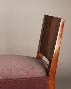 A Fine French Art Deco Walnut Side Chair - 4222491