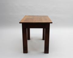 A Fine French Modernist Solid Oak Desk - 4333149
