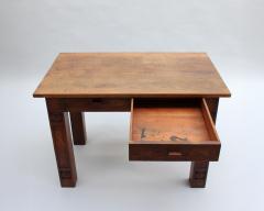 A Fine French Modernist Solid Oak Desk - 4333159