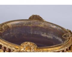 A Fine French Ormolu Champleve Enamel and Onyx Figural Centerpiece Jardiniere - 3211088