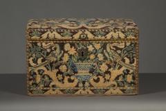 A Fine Gros and Petit Point Needlework Coffret Most Unusually - 4696662