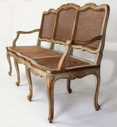 A Fine Italian 18th C Parcel Gilt and Painted Canape - 736625