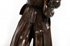 A Fine Japanese Meiji Period Antique Bronze Sculpture of a Samurai Warrior - 4517930