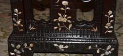 A Fine Late 17th Century Exuberantly Colorful Qing Dynasty Black Lacquer - 3656828