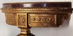A Fine Pair of 18th Century North Italian Encoignures with Porphyry Marble Top - 1476393