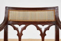 A Fine Pair of Regency Gothic Armchairs - 4372448