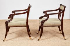 A Fine Pair of Regency Gothic Armchairs - 4372455