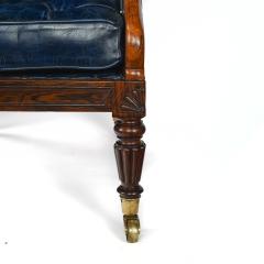 A Fine Rosewood Berg re Armchair Firmly Attributed to Gillows c 1830 - 4184834