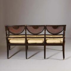 A Fine Simulated Rosewood and Gilt Decorated George III Sheraton Period Settee - 3921023