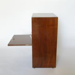 A Fine Small French Art Deco Walnut Bar - 4527879