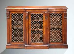 A Fine Small Rosewood Breakfront Cabinet - 4749031