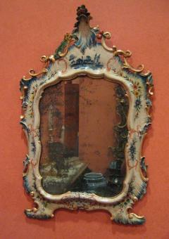 A Fine Venetian Lacquered Toilette or Dressing Table Mirror - 117038