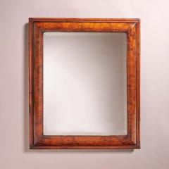 A Fine William and Mary 17th Century Figured Walnut Cushion Mirror C 1690 - 3238342