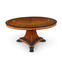A Fine and Important Regency Pollard Oak and Ebony Centre Table - 4131744