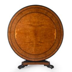 A Fine and Important Regency Pollard Oak and Ebony Centre Table - 4131748