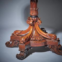 A Fine and Rare William IV Rosewood Revolving Library Bookcase Stamped - 3123538