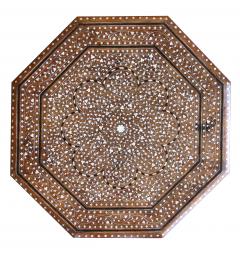 A Finely Inlaid Anglo Indian Octagonal Traveling Table - 127772