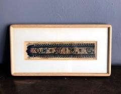 A Framed Antique Coptic Textile - 637342