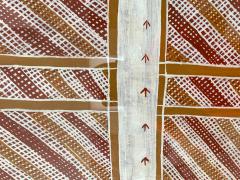 A Framed Australian Aboriginal Painting from Elcho Island - 950437