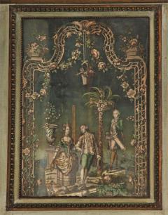 A French 18th Century Louis XV Fete Galante Trumeau - 3632335