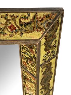 A French 1930s Verre glomis Rectangular Mirror - 3500391