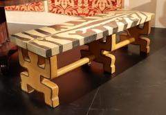 A French 1980s Painted Bench Coffee Table - 3901822