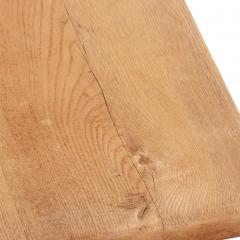 A French Architectural Oak Slab Table C 1945  - 4385390